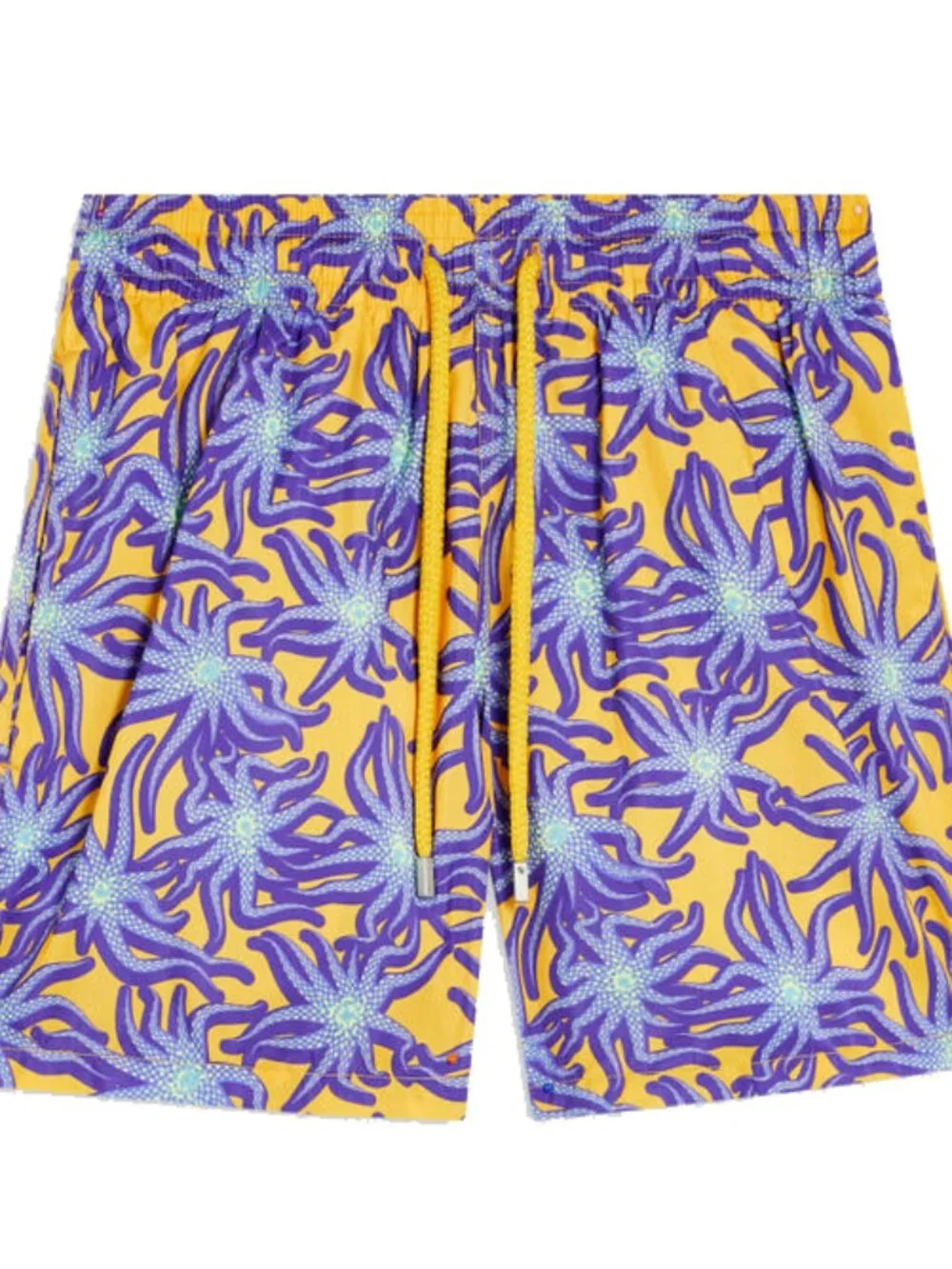 NWT Vilebrequin Men's Olohina Maillot de Bain Jaune Nashi Swim Trunk 4XL
